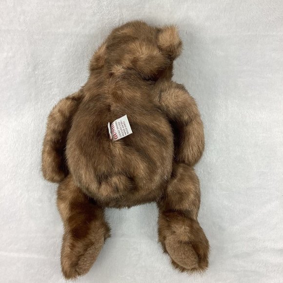 Gund Bear Plush Stuffed Animal Pot Belly Long Soft Brown Fur Plush 14" Soft - Picture 6 of 9